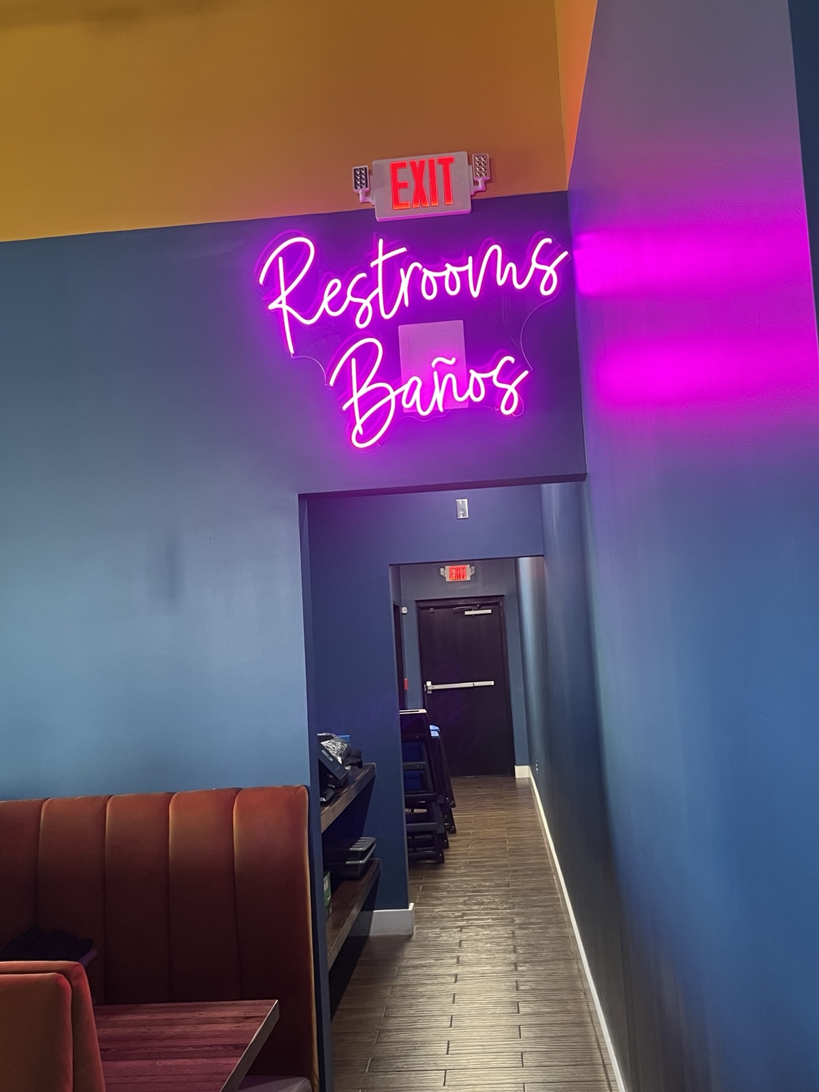 Completed custom neon lighting installation