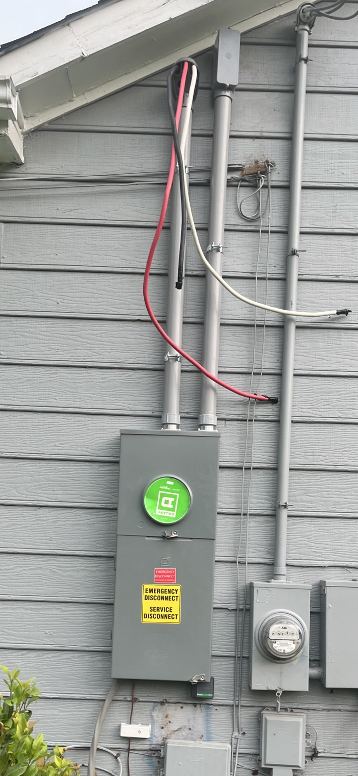 Outdoor service equipment upgrade